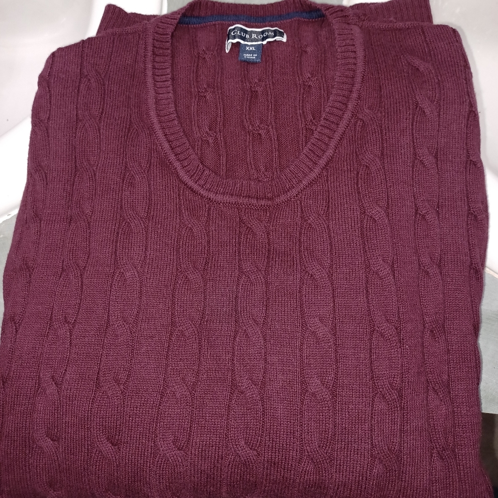 Club Room solid cable knit sweater